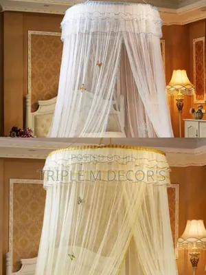 5x6 Queen Size Round Canopy Mosquito Net | Elegant Design