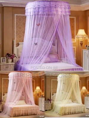 5x6 Queen Size Round Canopy Mosquito Net | Elegant Design