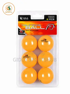 Joerex 6-Piece Advanced Table Tennis Balls Set