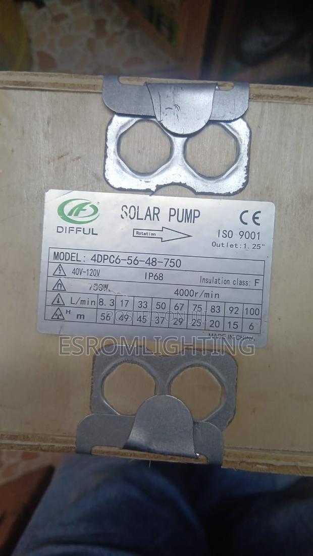 750w Difful Solar Submersible Water Pump