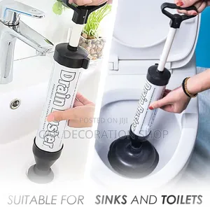 High Pressure Toilet Plunger and Pipe Clogger