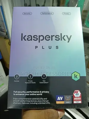 Kaspersky Plus 3 User Internet Security.