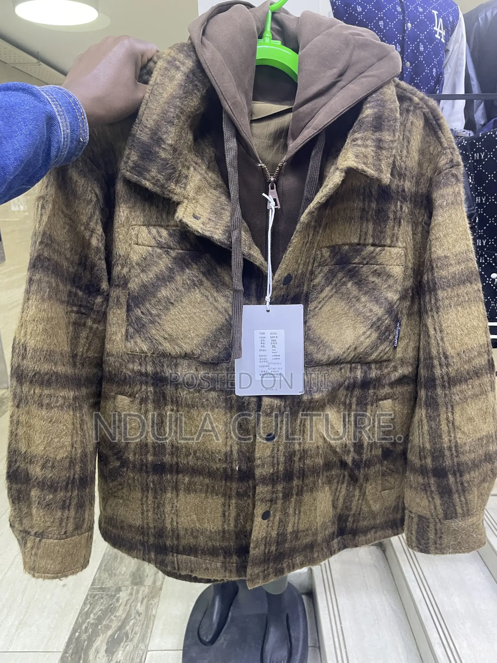 Heavy Flannel Shackets With Hoodie (Shirt+jacket)
