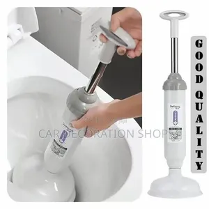 Manual Piston Pump Mechanism Toilet Vacuum Plunger