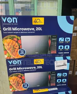 Von 20L Digital Microwave With Grill