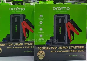 Oraimo 1500A Smart Car Jump Starter With LED Flashlight