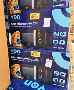 Von Manual 20 Litres Microwave
