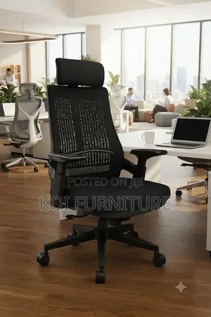 Office Chairs; High Back Ergonomic Office Chairs Wiith Metal Base