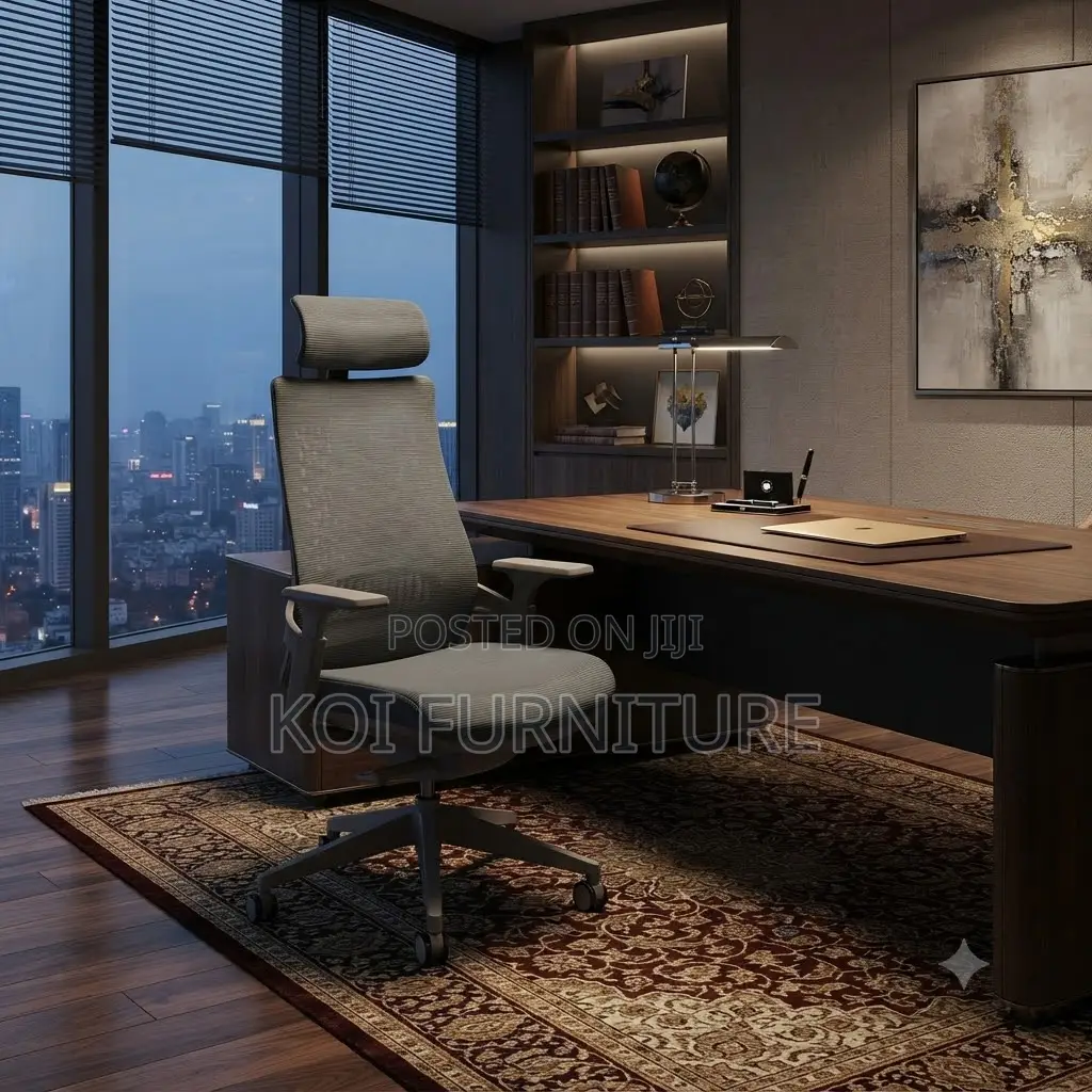 Office Chairs; High Back Ergonomic Office Chairs Wiith Metal Base