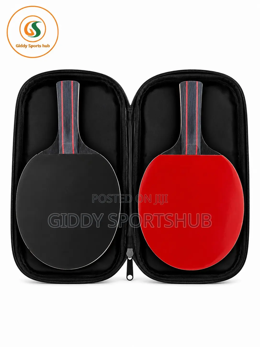 Professional Table Tennis Paddle Set With Protective Carry Case