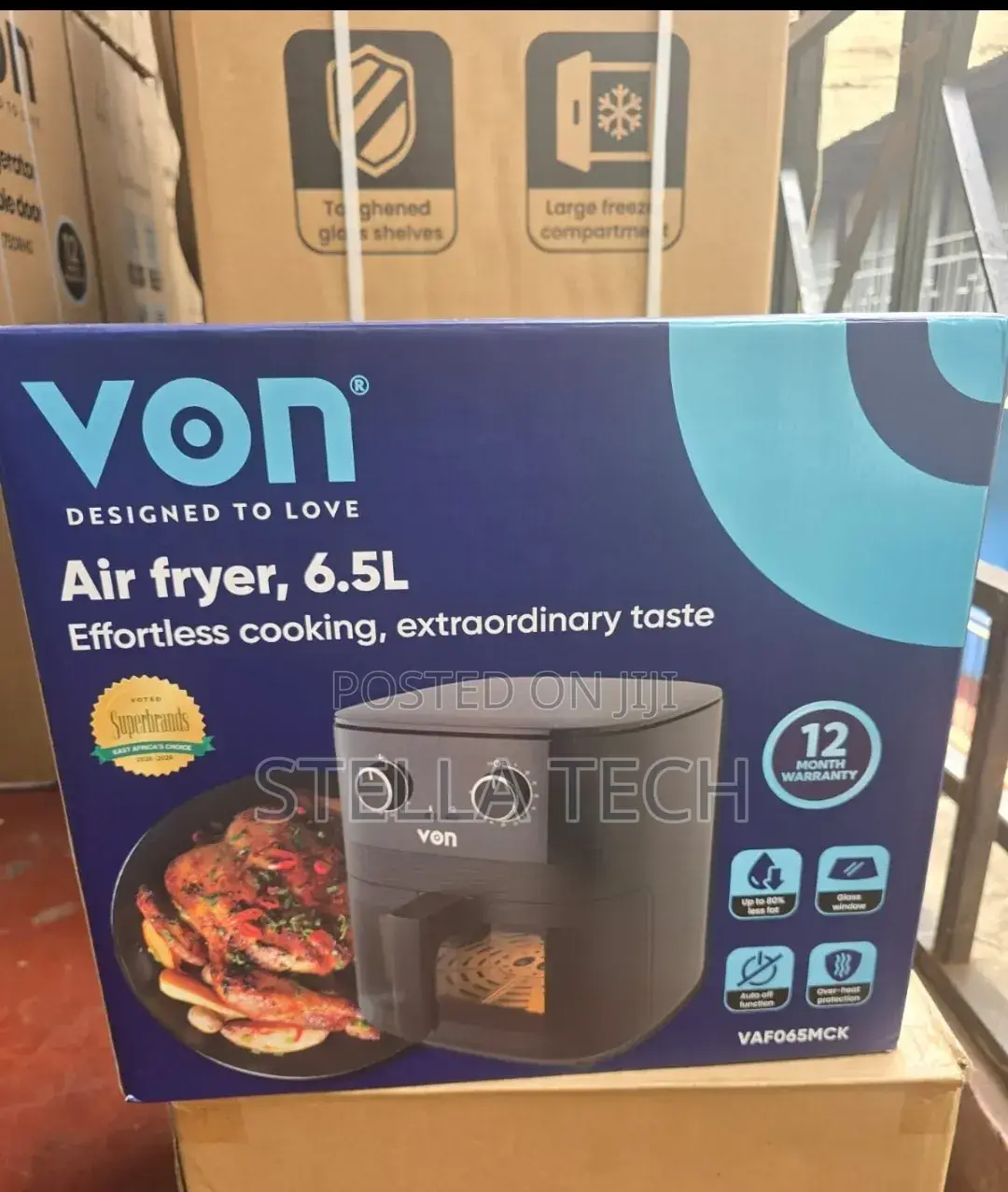 6.5 Litres Von Airfryer