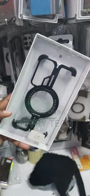 Samsung Galaxy S24 Ultra Black OATSBASF Z-Shape Minimalist Metal Case