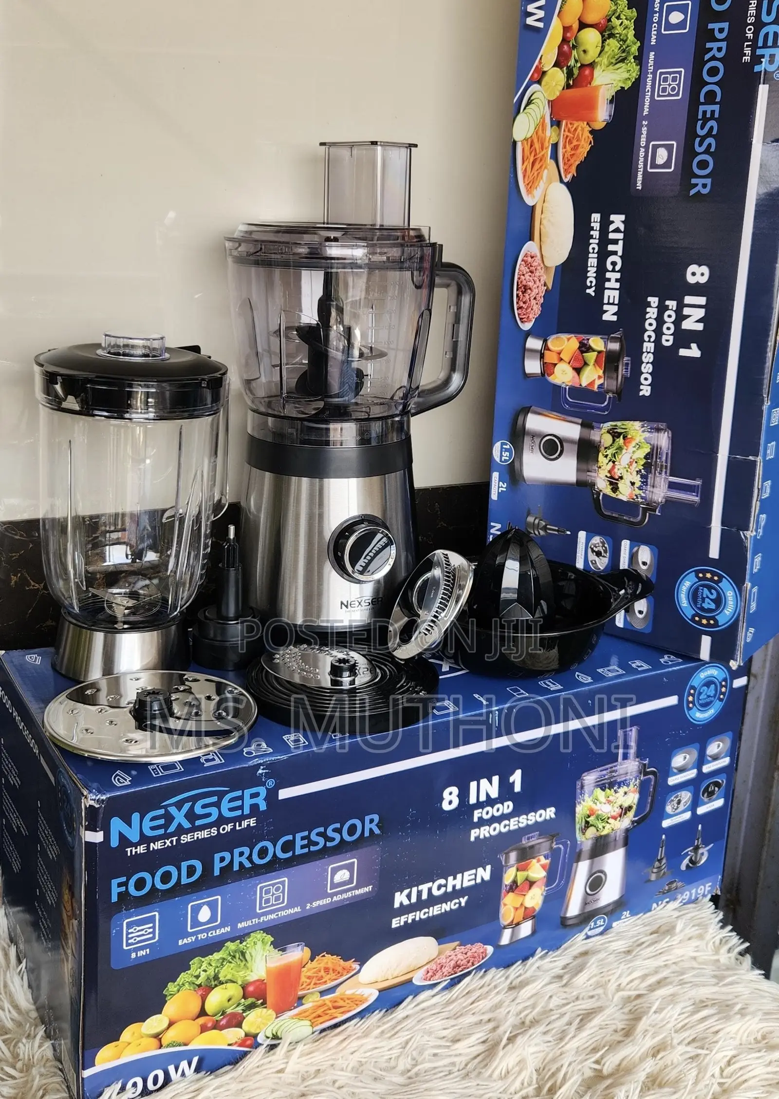 The Next Series of Life" 8-in-1 Food Processor,