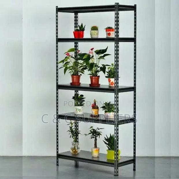 Adjustable Metallic Shelving Rack - thumbnail 2