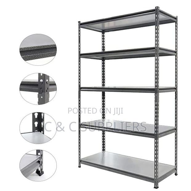 Adjustable Metallic Shelving Rack - thumbnail 9