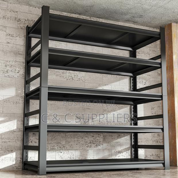 Adjustable Metallic Shelving Rack - thumbnail 10