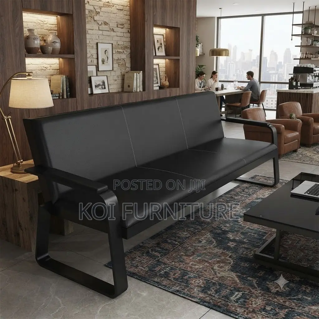 Office Sofa; Five Seaters Executive Leather Lounge Sofa Set