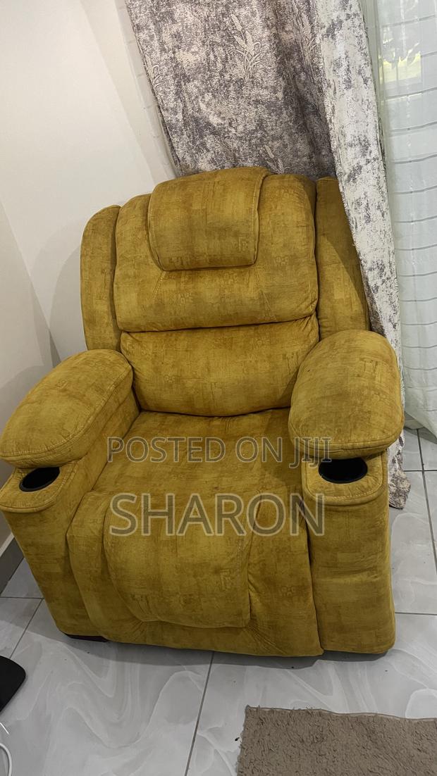 Semi Recliner Couch - thumbnail 3