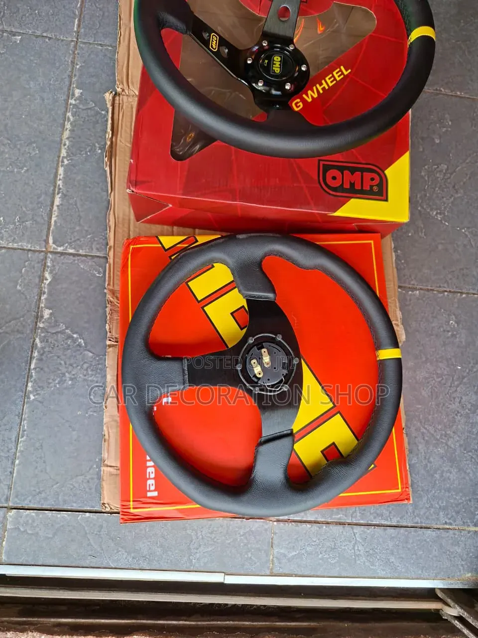Momo Yellow Complete Sporty Aesthetic Upgrade Steering Wheel