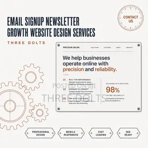 Email Signup Newsletter Growth Website Design Services