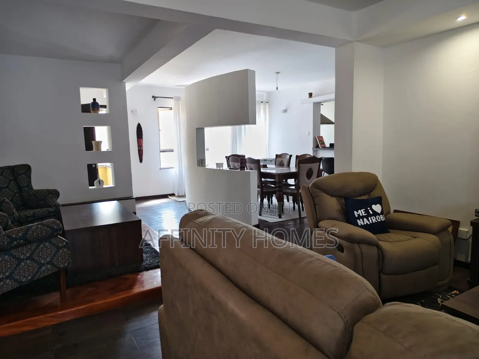 Furnished 3bdrm Apartment in Vihiga Road, Kileleshwa for rent