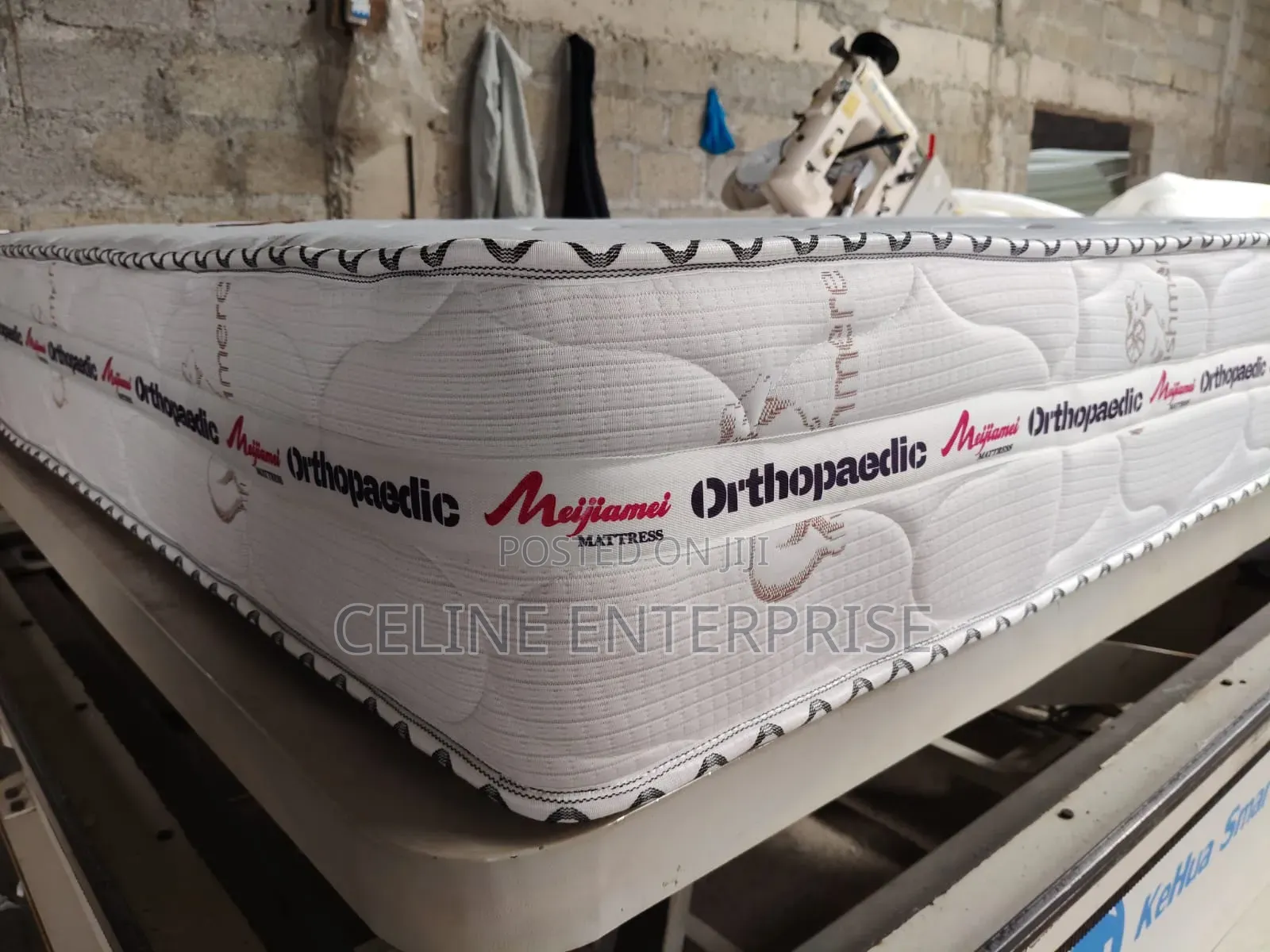 Orthopedic Spring Mattress 6×6 – 10 Inches | Grey | Firm Support