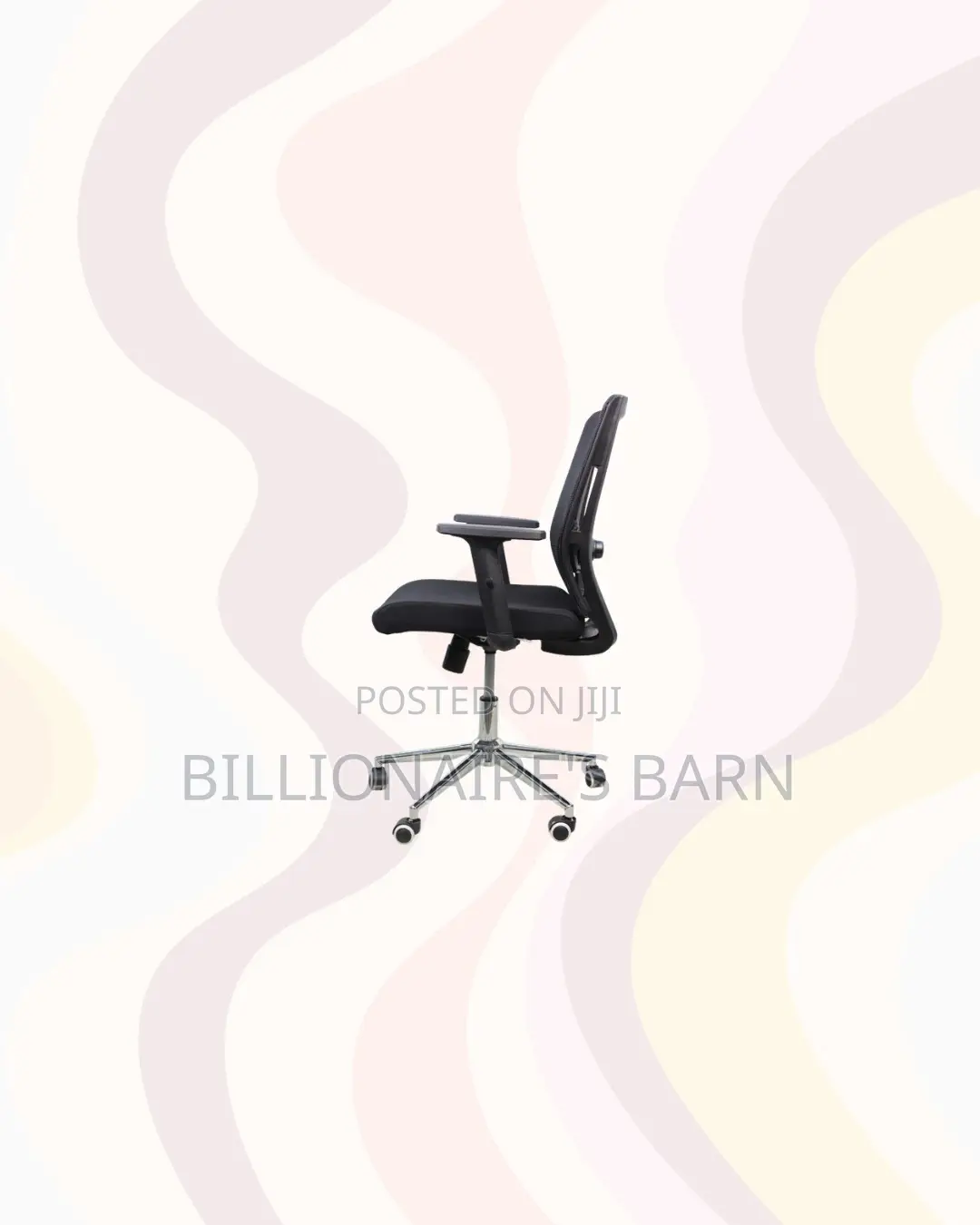 Practical Barn Origin Chair Mid Back Chrome for Professional Daily Use