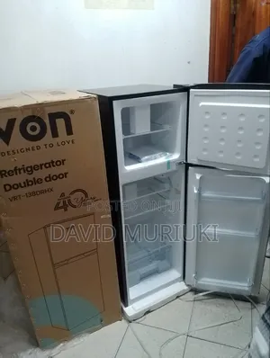 Von 138litres Double Door Fridge