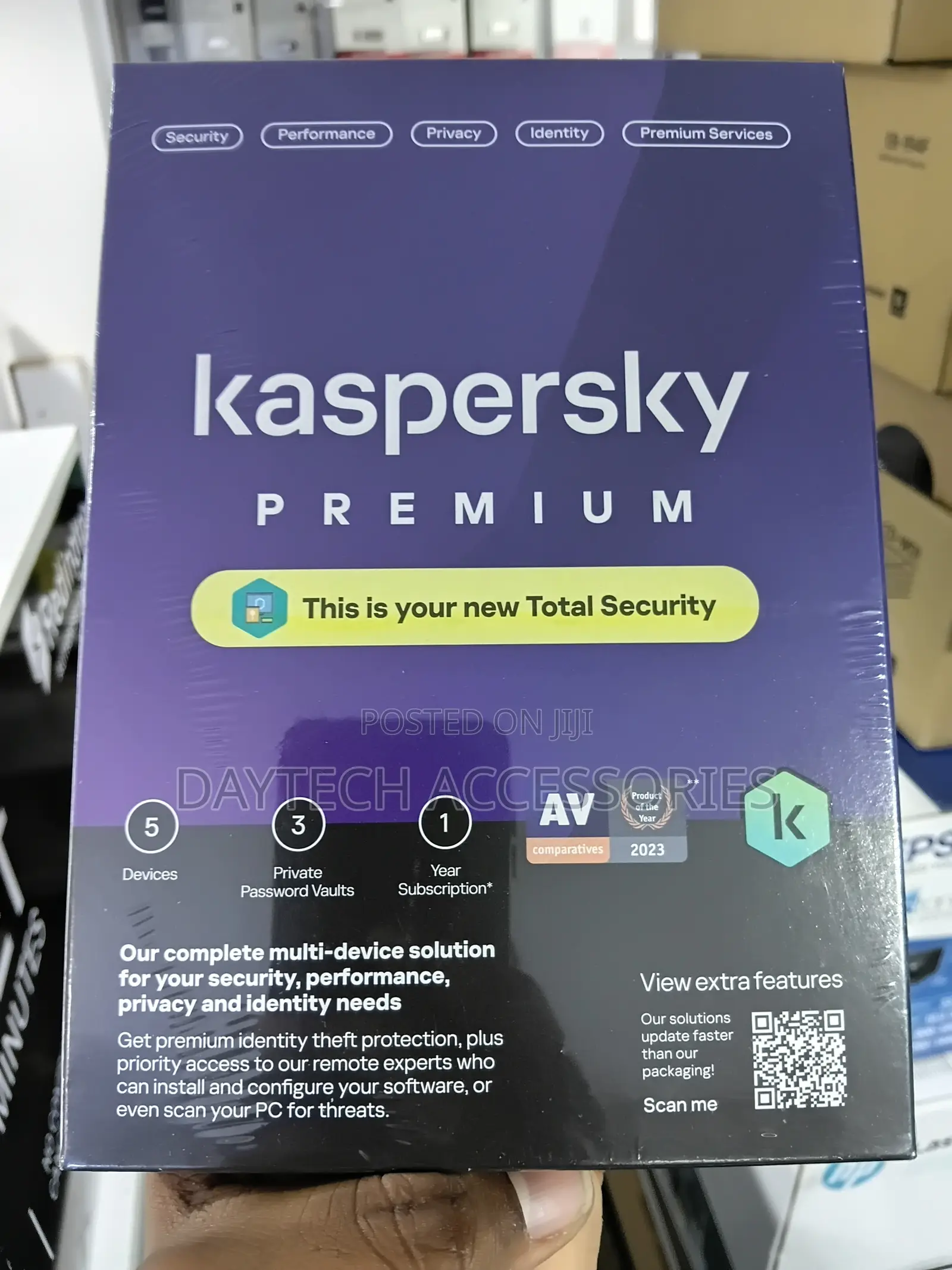 Kaspersky Premium Plan (Total Security) 5 User.