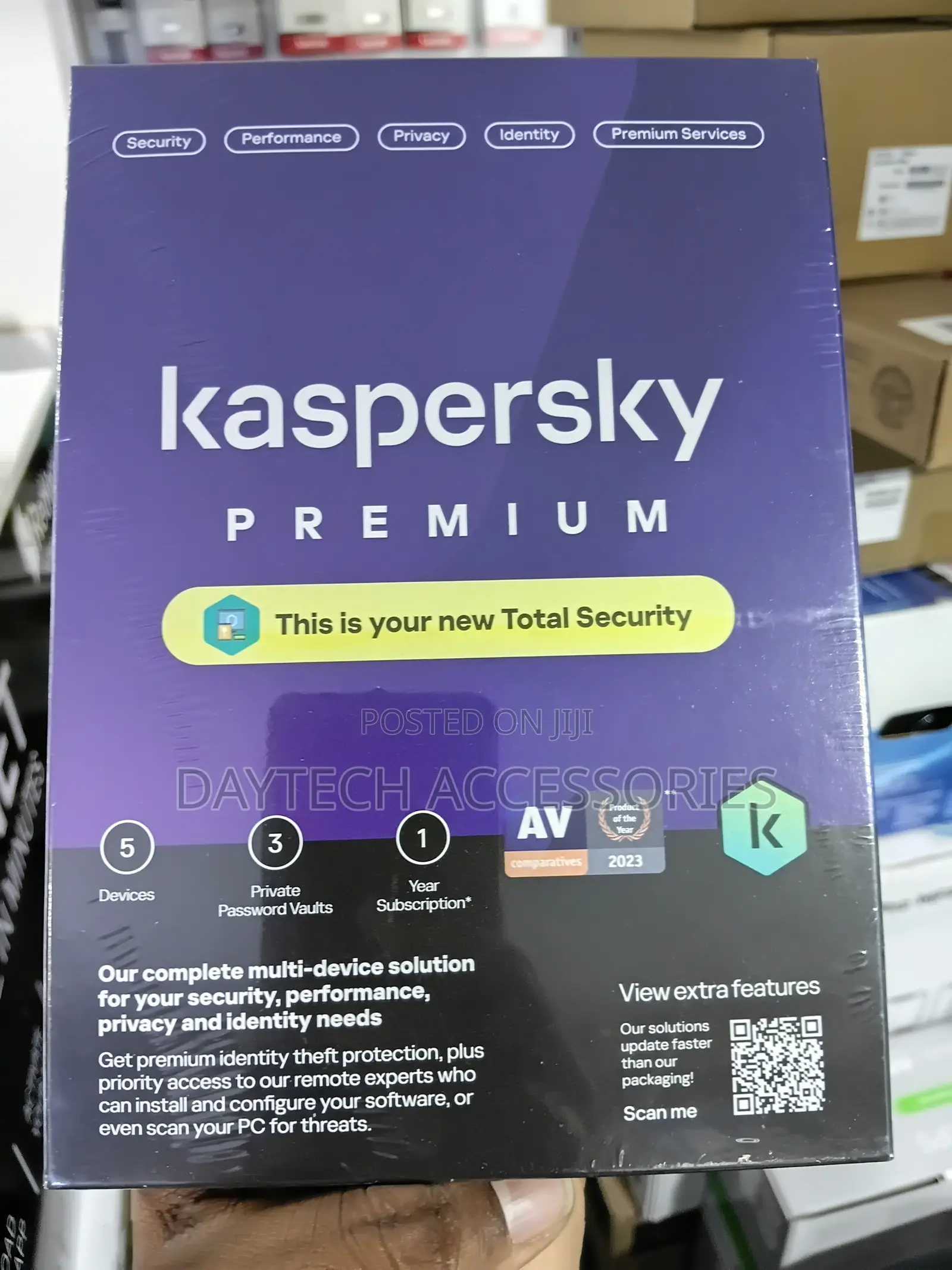 Kaspersky Premium Plan (Total Security) 5 User.