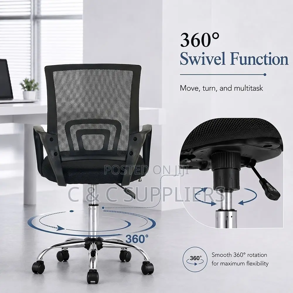 Medium Back Mesh Study Chair.