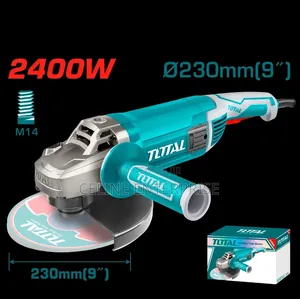 Total 2400W Angle Grinder (9”)