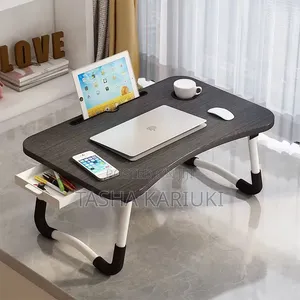 Breakfast Laptop Table With Side Drawer