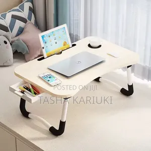 Breakfast Laptop Table With Side Drawer