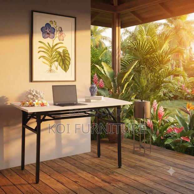 Office Desk; Foldable Home Office Computer Model Desk - main view