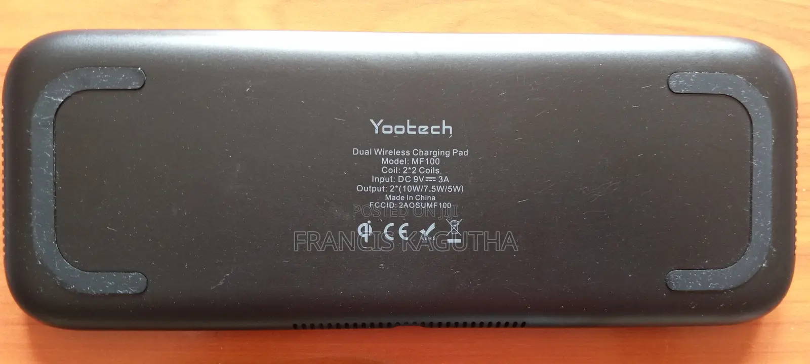 YOOTECH Dual Wireless Charging Pad