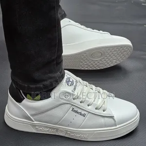 Authentic White Timberland Mens Casual Sneakers