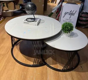 2-in-1 Marble Top Nesting Table – Pt