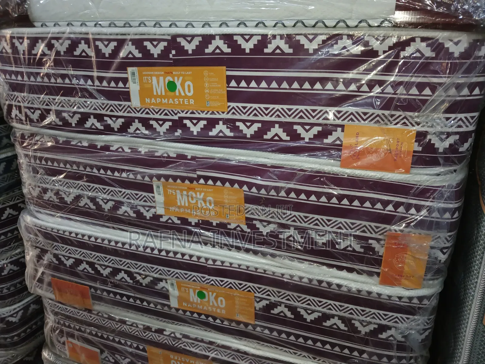 Moko Premium Mattresses 4×10 5yrs Warranty at 15999