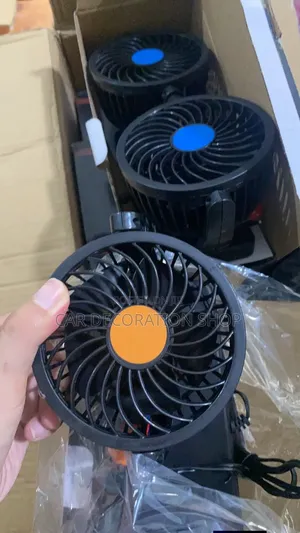 Portable Multi Twin Head Vehicle Cooling Fan