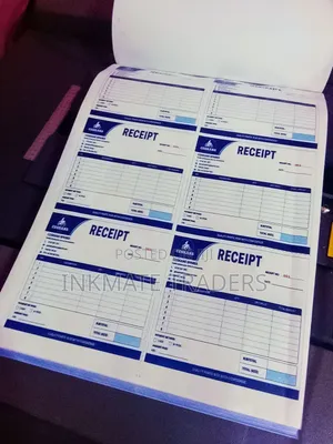 A4 Receipt Book Printing