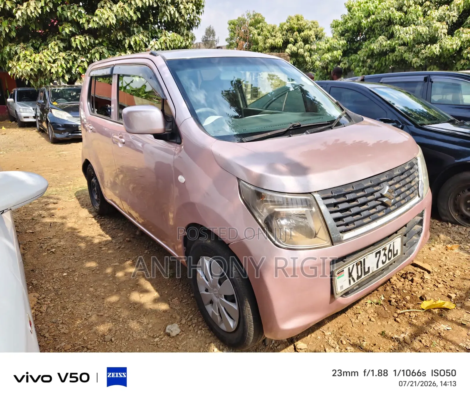 Suzuki Wagon R 2015 Pink
