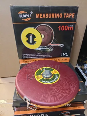 HUAYU 100m (330ft) Open Reel Measuring Tape