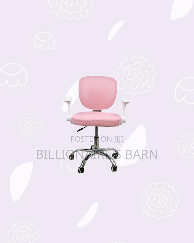 Practical Pink Mesh Office Chair | Daily Office Comfort - thumbnail 2