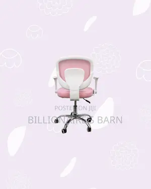 Practical Pink Mesh Office Chair | Daily Office Comfort