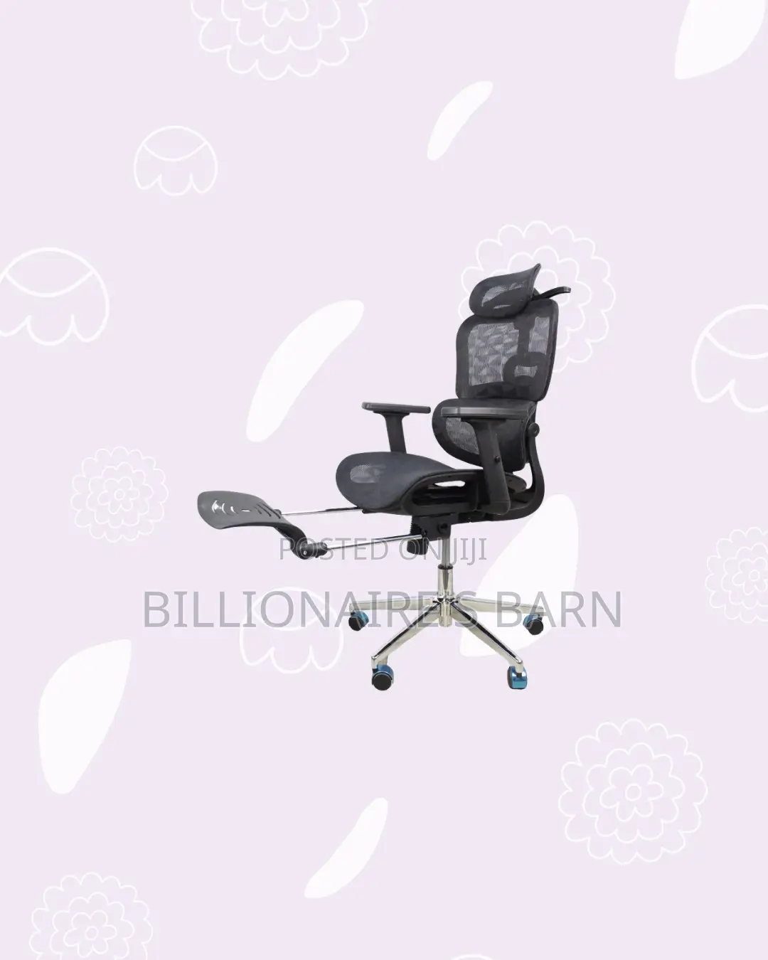 Practical AeroFlex Black Mesh Executive Chair | Daily Office Comfort