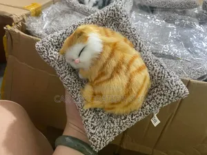 Realistic Sleeping Car Small Mat Dashboard Plush Toys