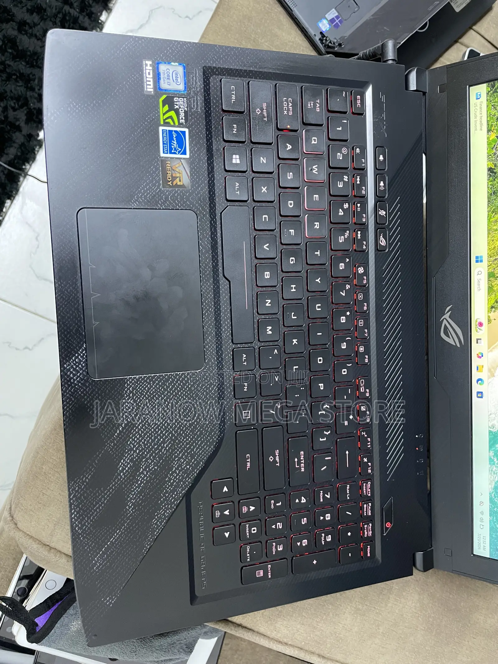 Laptop Asus ROG Strix GL503 32GB Intel Core i7 HDD+SSD 1T