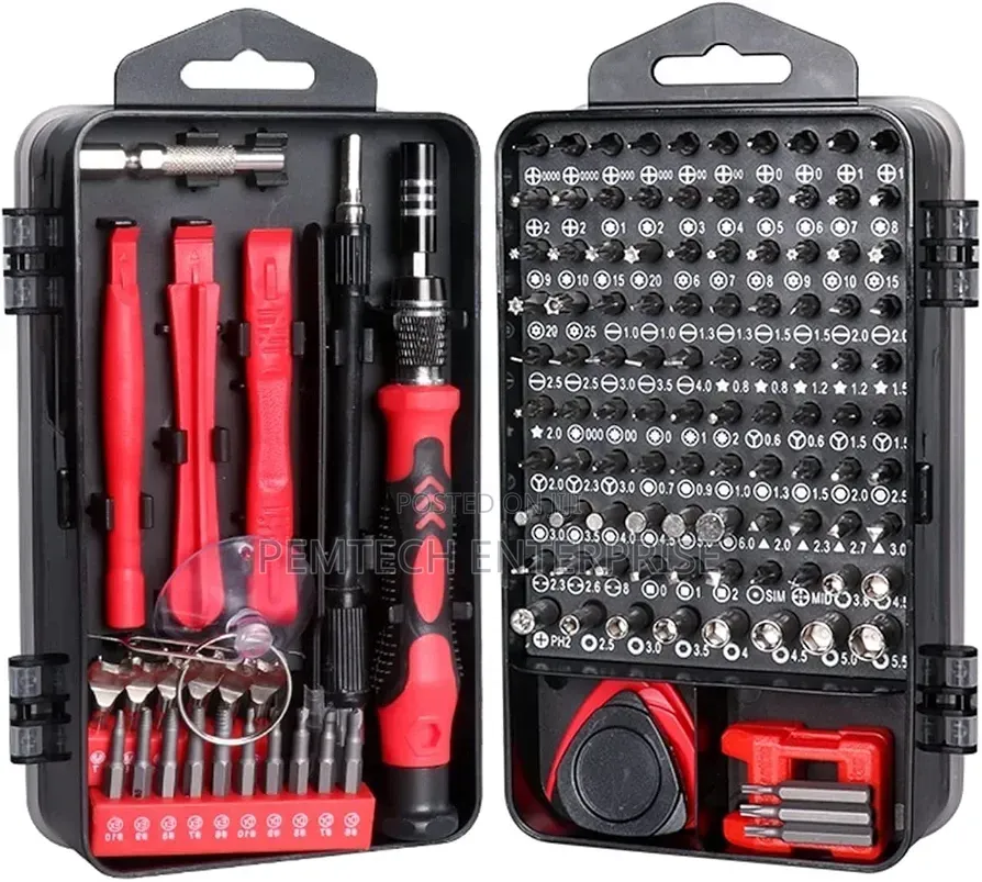 115-in-1 or 138-in-1 Precision Screwdriver Set.