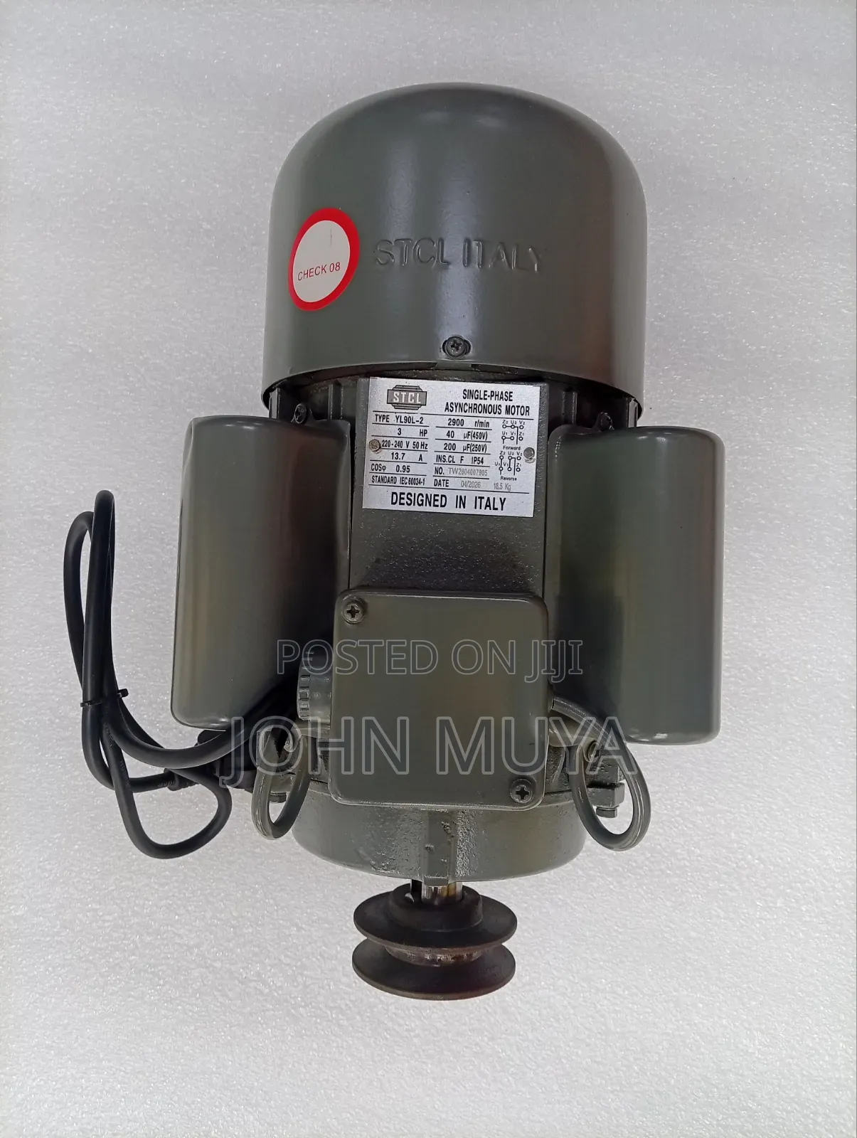 STCL 3hp Electric Motor 220v High-Speed Single Phase Motor